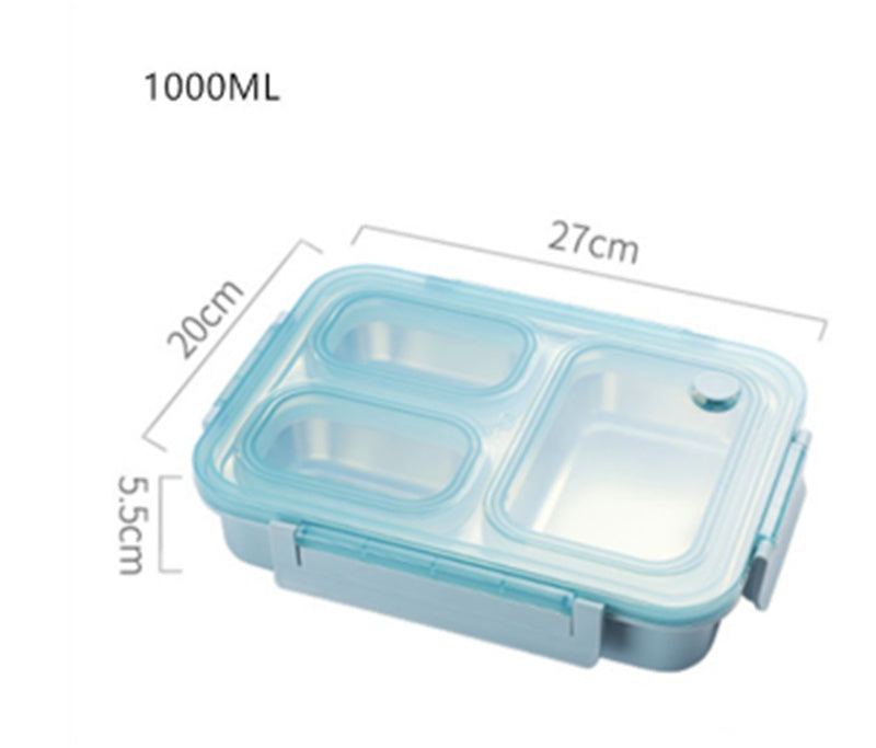 Portable Square Insulation Bag Lunch Box Compartment Sealed