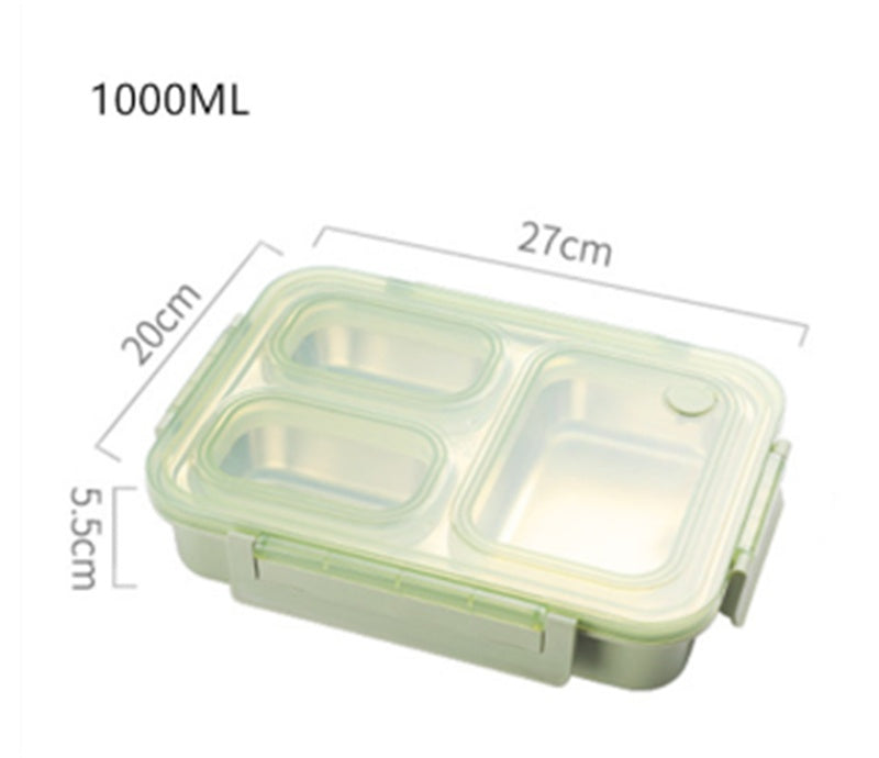 Portable Square Insulation Bag Lunch Box Compartment Sealed