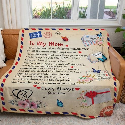 Digital Printing Flannel Envelope Cover Blanket