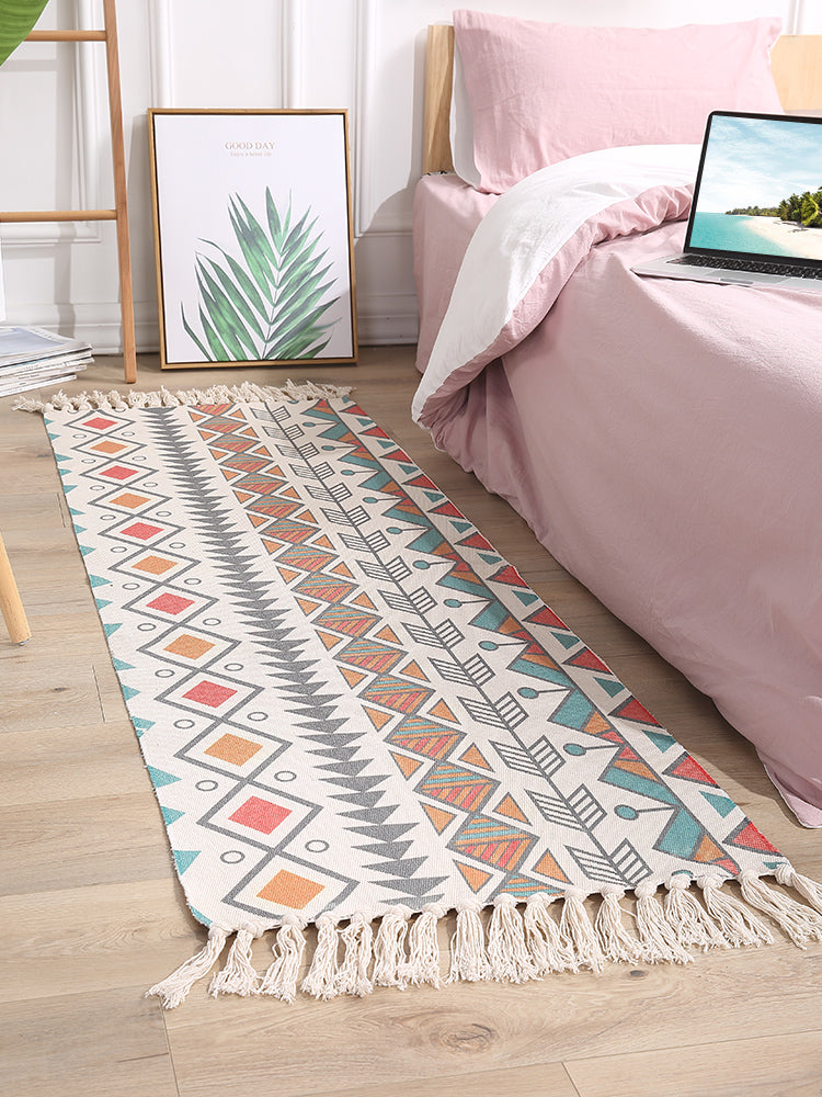 Door mats handmade cotton