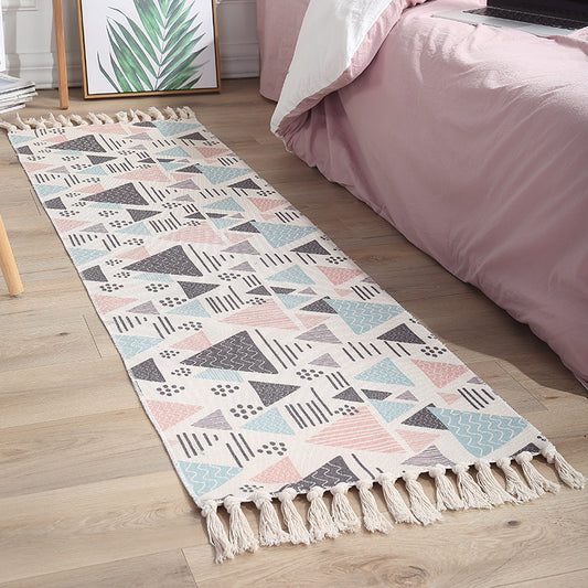 Door mats handmade cotton