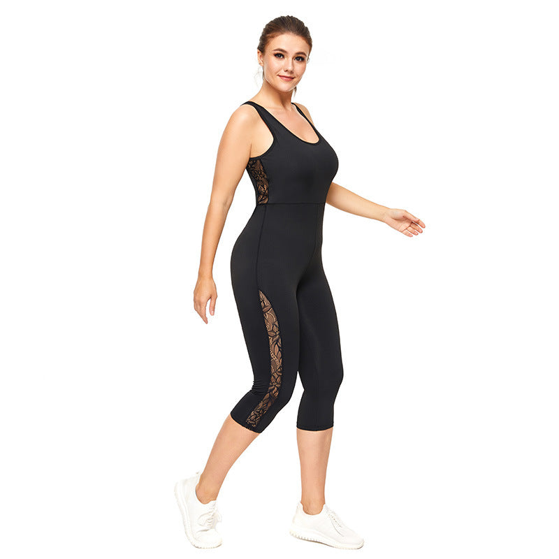 Fitness Yoga Suit Women's Aerial Yoga Suit Tight And Thin Bodysuit