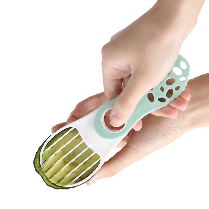 Avocado Corer Butter Fruit Peeler Cutter Pulp Separator Plastic Knife Avocado Slicer Kitchen Gadgets Vegetable Tools