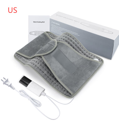 Back Heating Support Belt Heated Waist Brace With Adjustable Temperature Warm Back Belt Abdomen Warmer Lumbar Support Pad