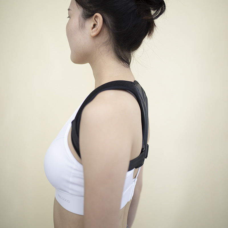Anti-hunchback correction invisible artifact with sitting posture