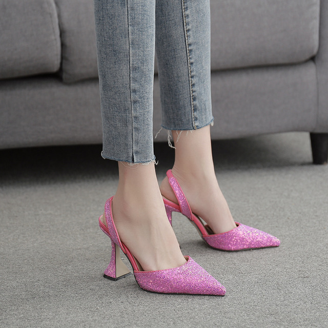 Ladies low cut high heels