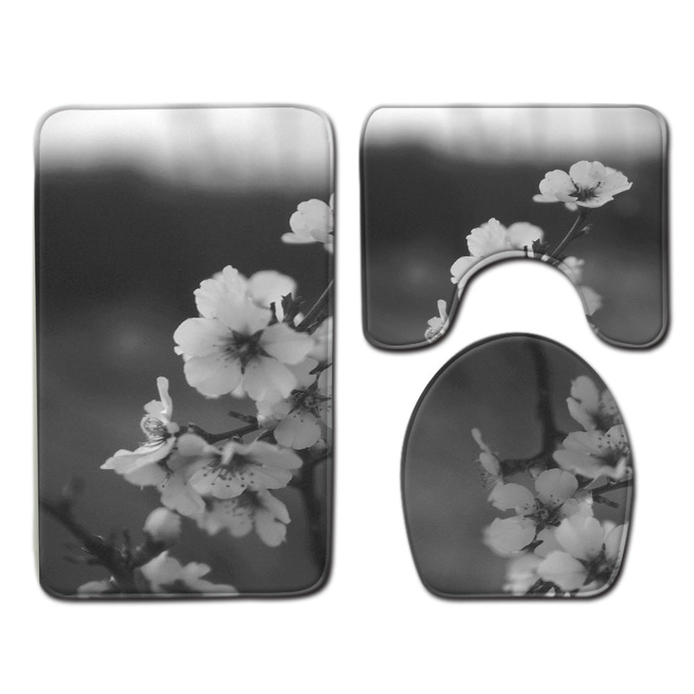 Modern Minimalist Bathroom Mats Three-piece Set