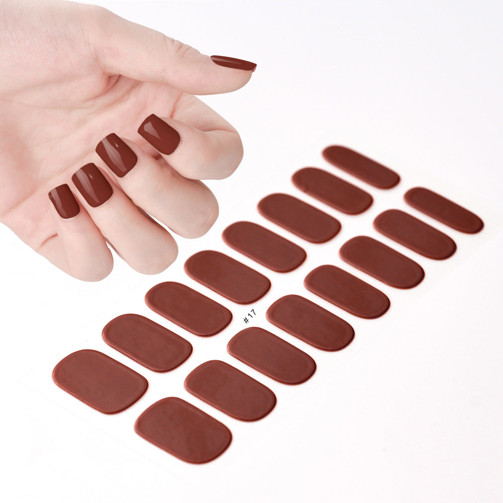 Cream Wind Gel Soft Nail Patch