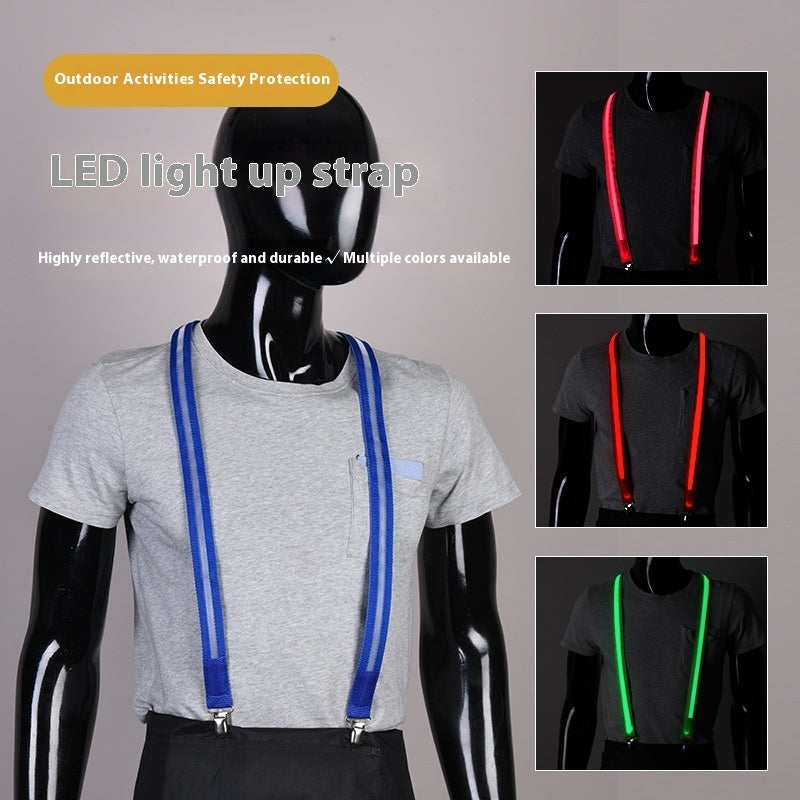Luminous Suspenders Night Outdoor Warning Light