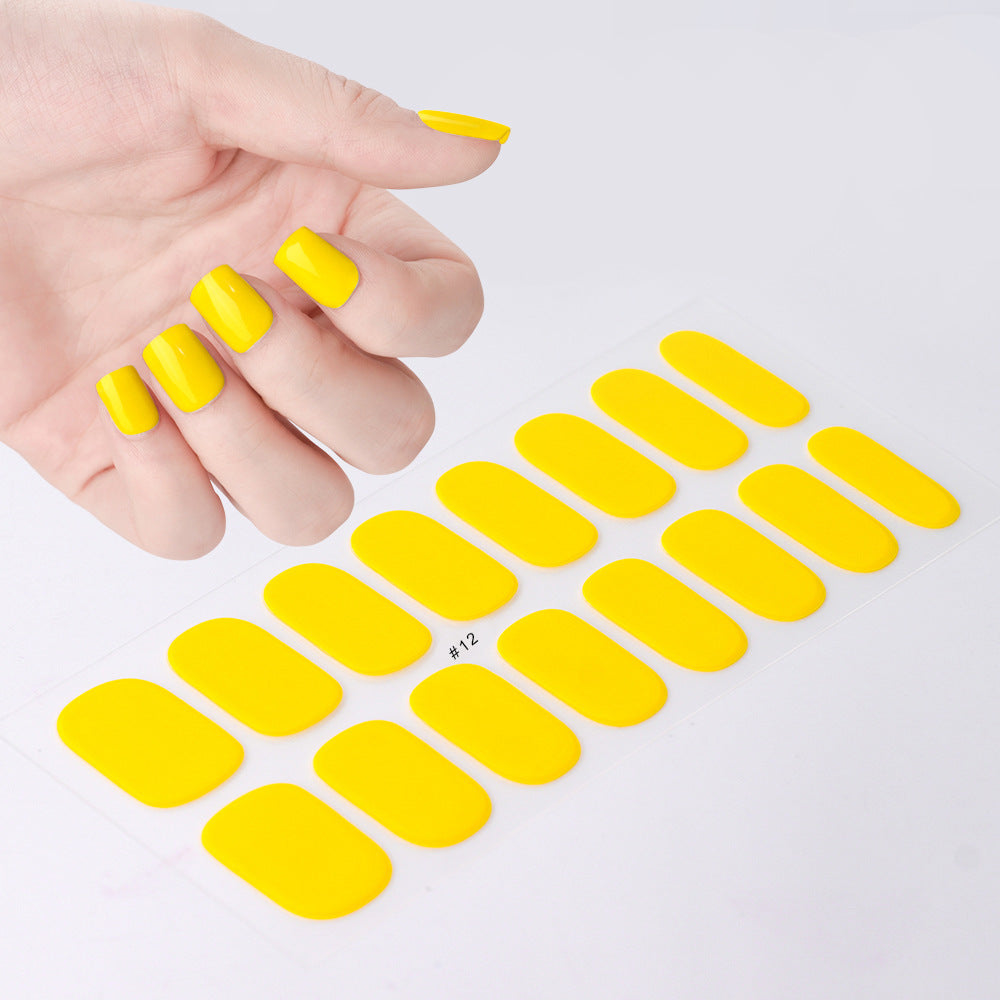 Cream Wind Gel Soft Nail Patch