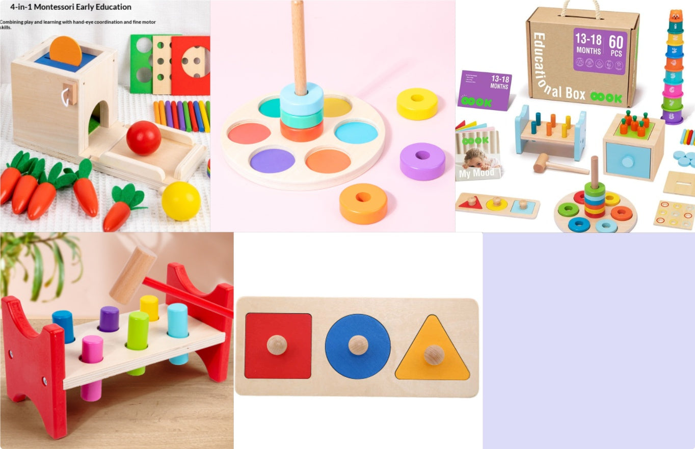 Early Education Puzzle Pile-driving Toy