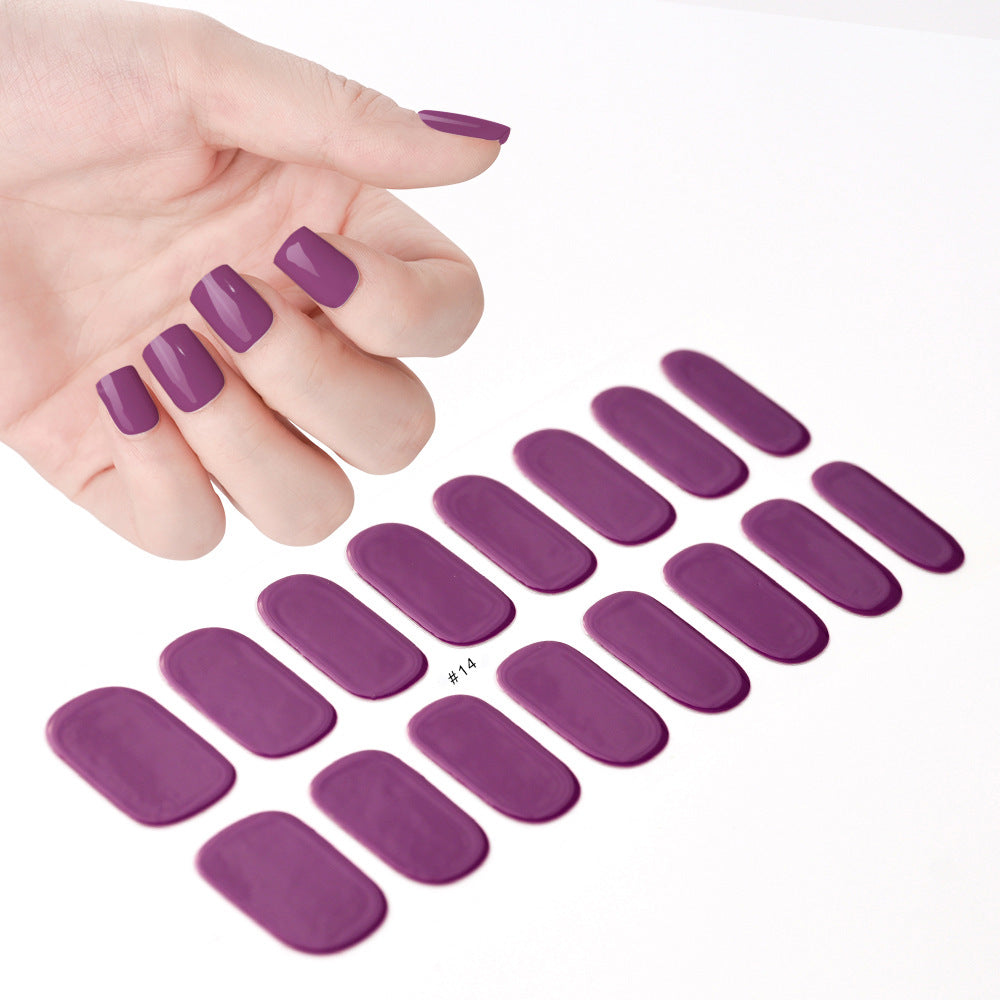 Cream Wind Gel Soft Nail Patch