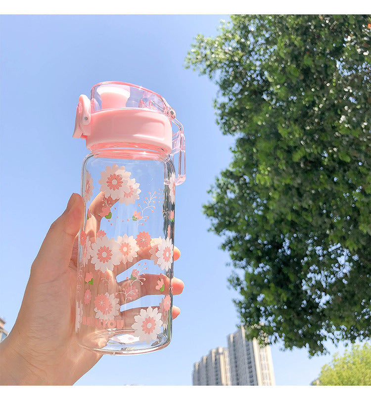 Simple portable portable cherry water cup