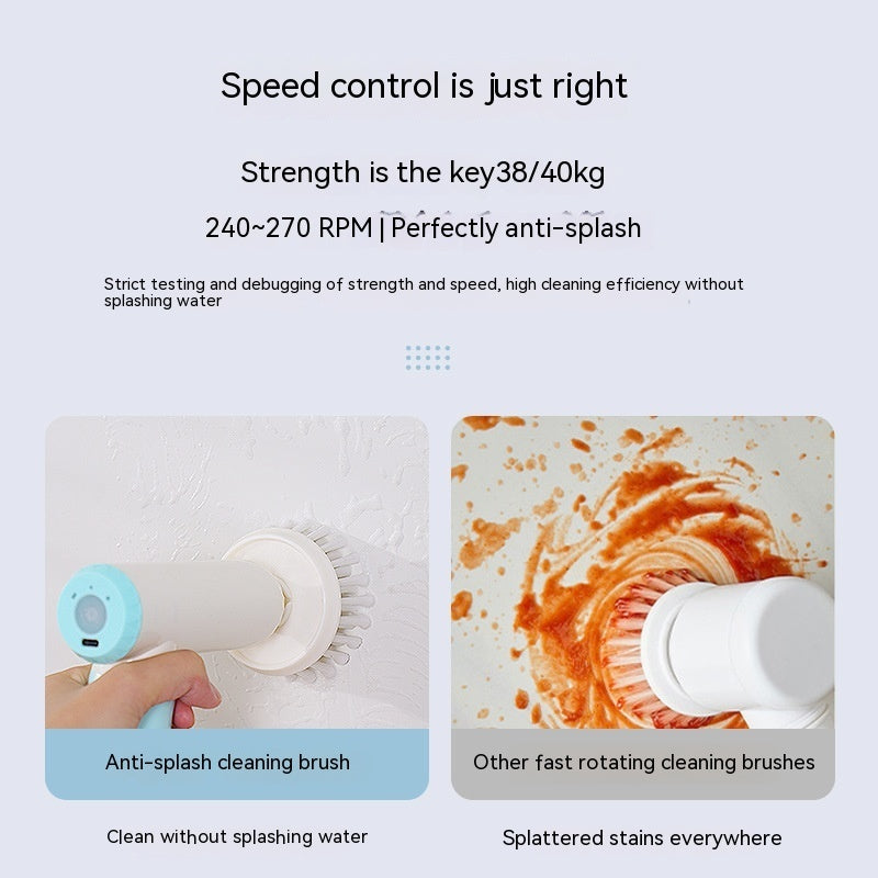 Electric Cleaning Brush Household Decontamination Multifunctional