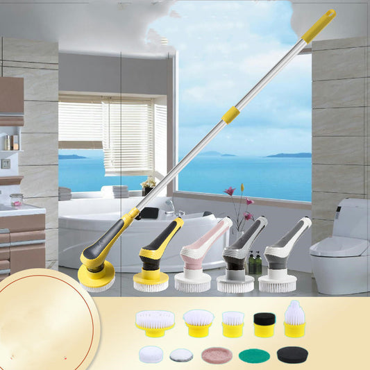 Multi-purpose Retractable Wireless Electric Cleaning Brush