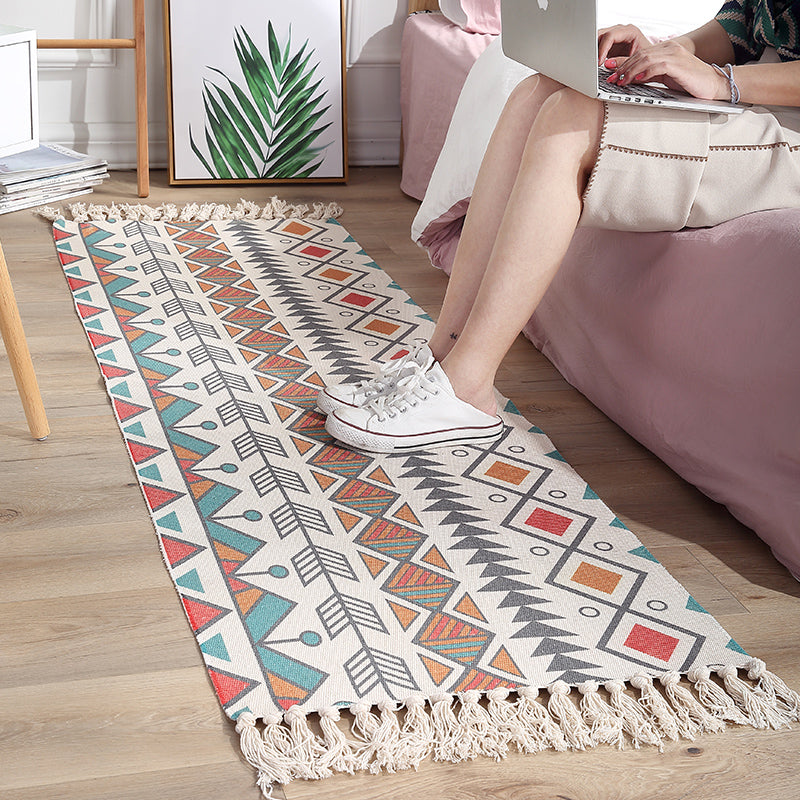 Door mats handmade cotton