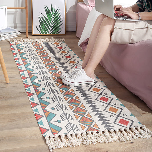 Door mats handmade cotton