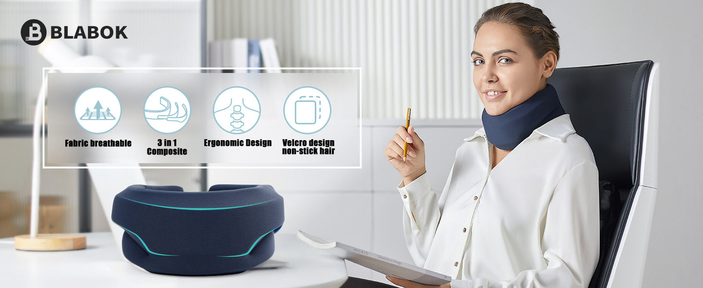 Cervical Spine-Relaxing Sleep Neck Support Brace