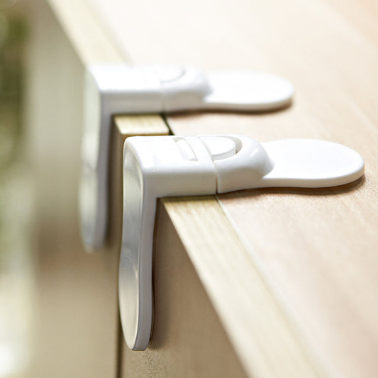 Children's Multi-function Anti-pinch Hand Refrigerator Right-angle Cabinet Door Lock