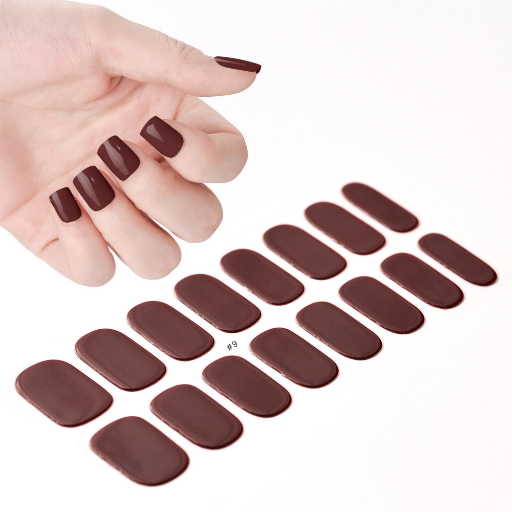Cream Wind Gel Soft Nail Patch