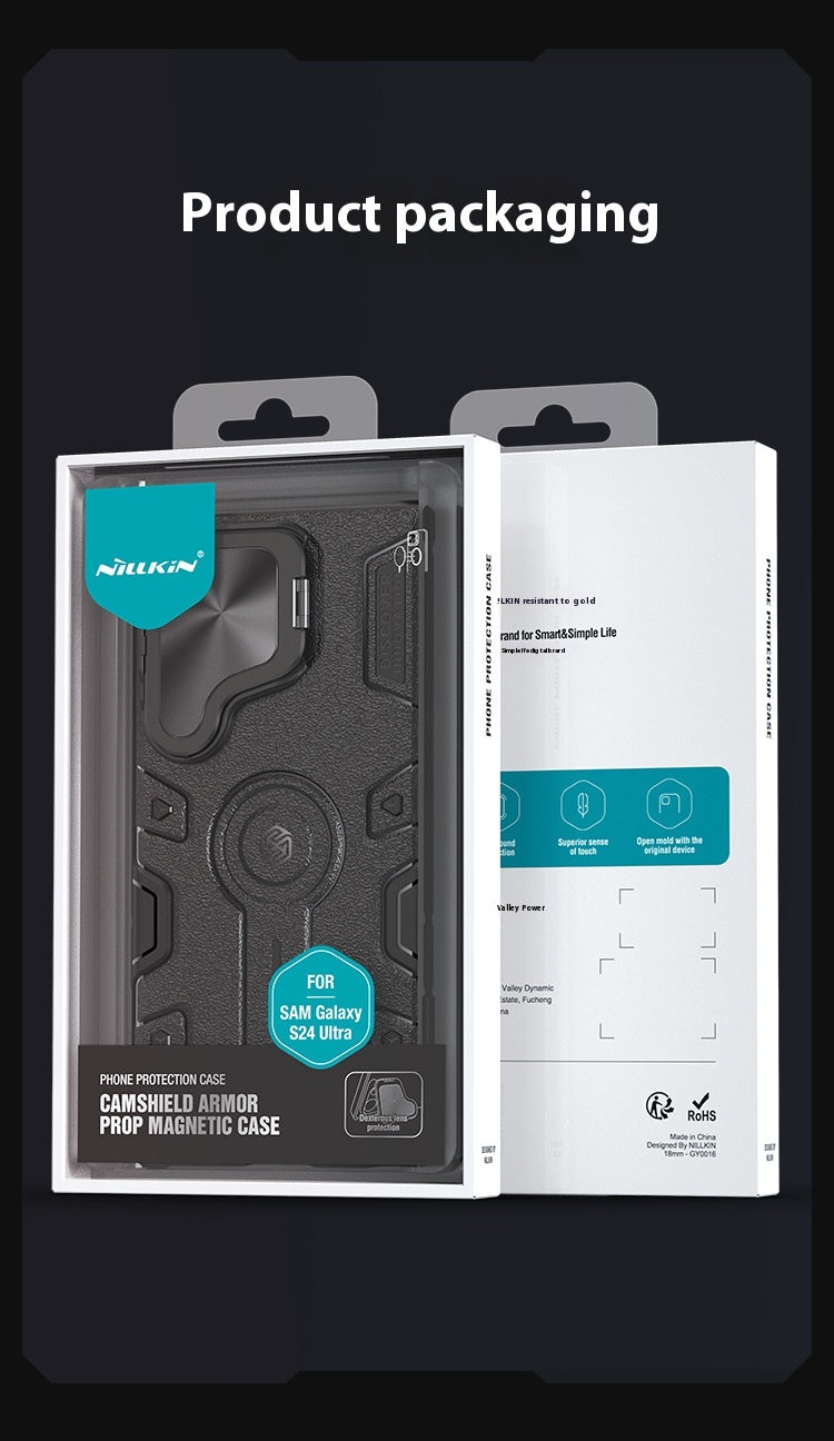 Magnetic Phone Case Lens Bracket Privacy Rear Shell