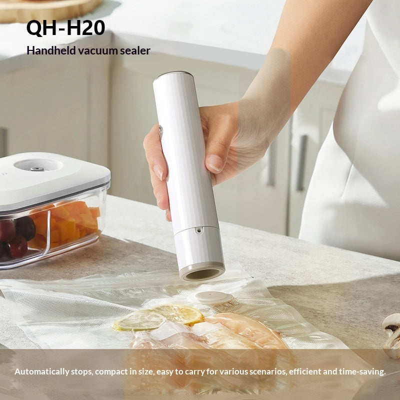 Mini Vacuum Food Saver Sealer Household Small Automatic Air-pumping Device