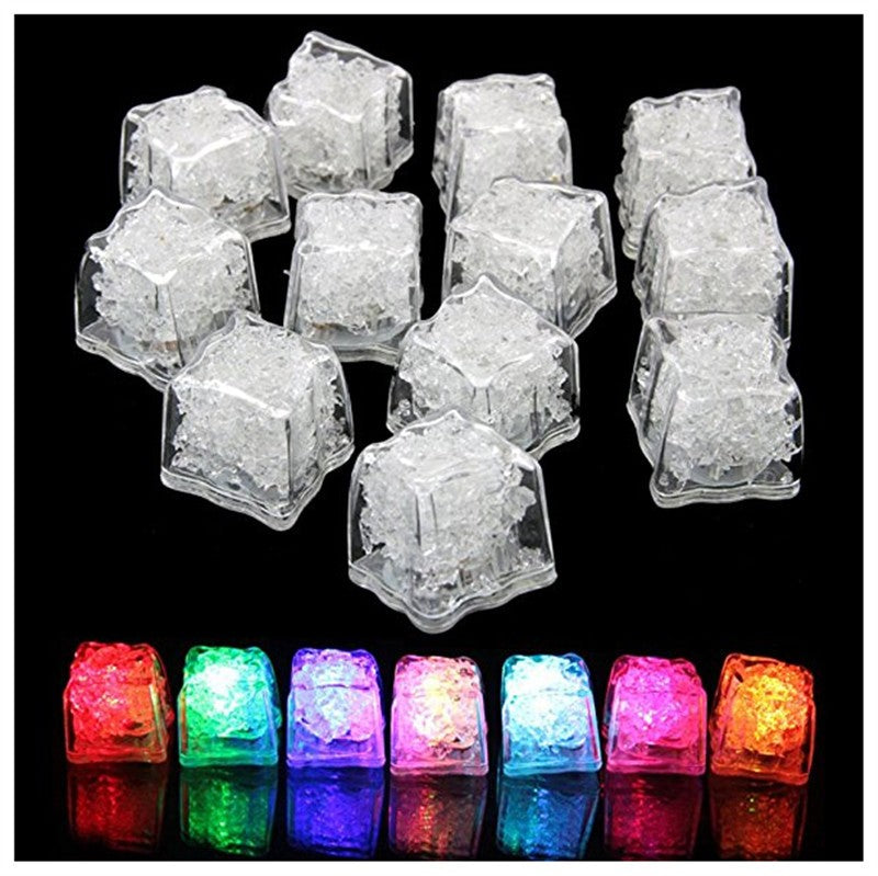 ثلج مضيء بألوان LED