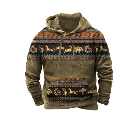 Sweater Digital Printing Men's Street