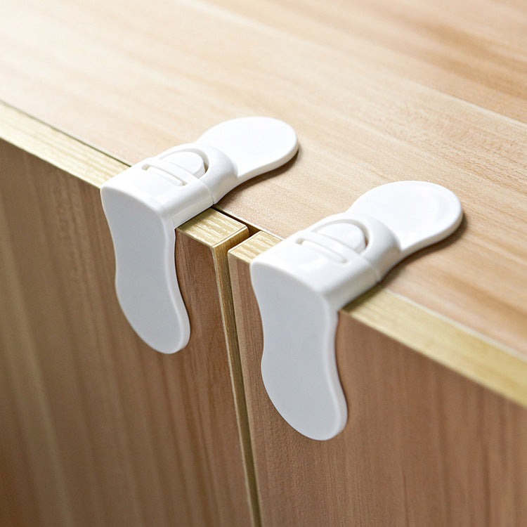 Children's Multi-function Anti-pinch Hand Refrigerator Right-angle Cabinet Door Lock