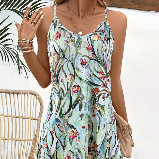 Women's Fashion Personalized Digital Printing Dress