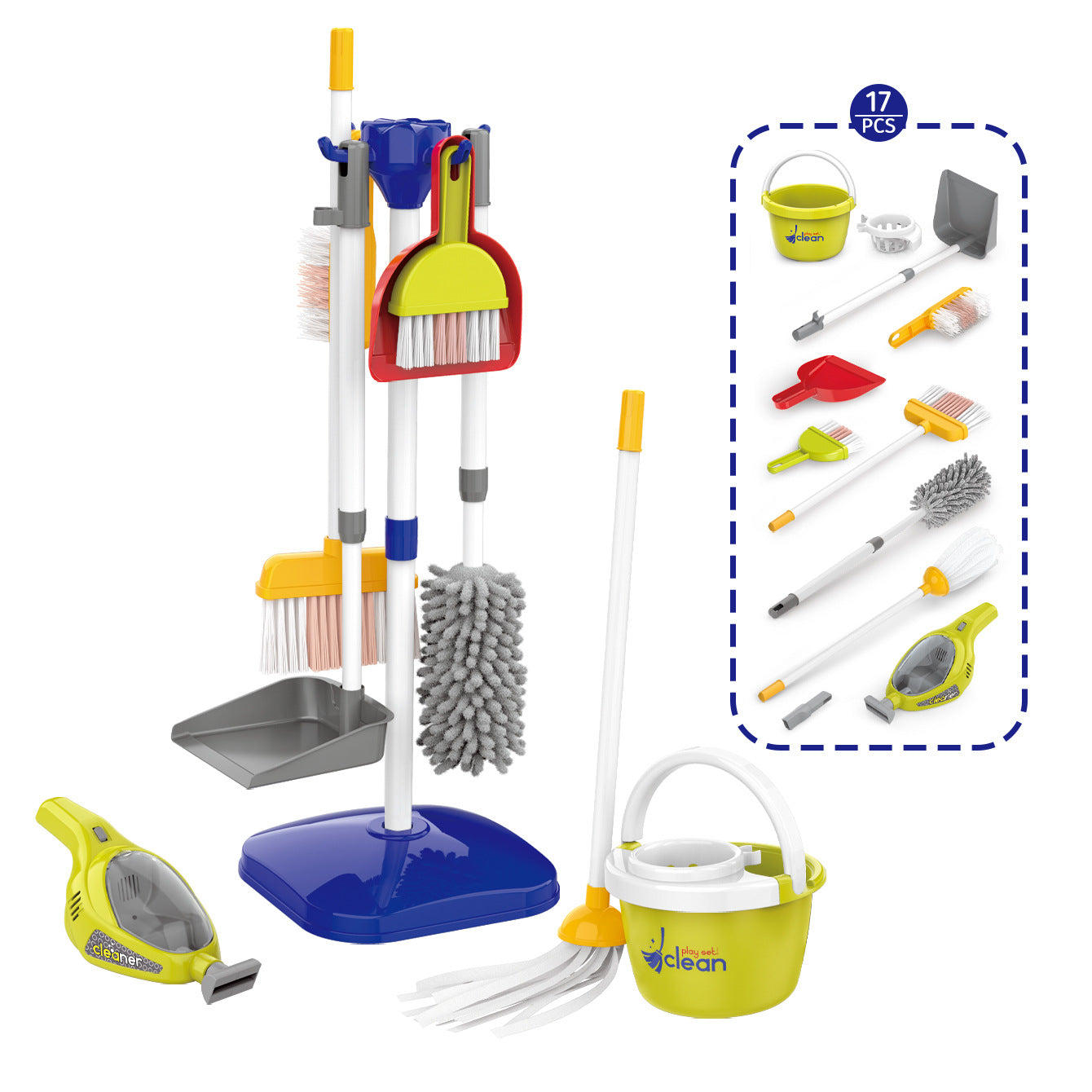 Children Play House Cleaning Toys