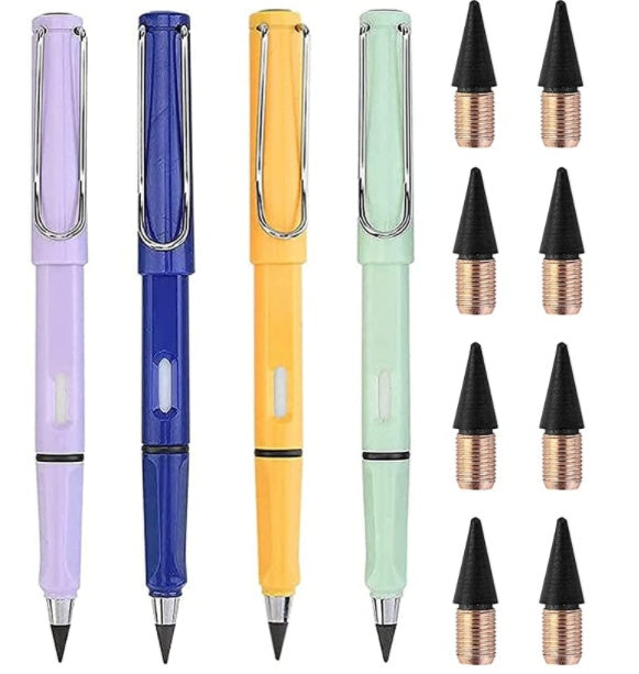 Pencil Writing Keeps Free From Sharpening Primary School Students HB Can't Finish Writing