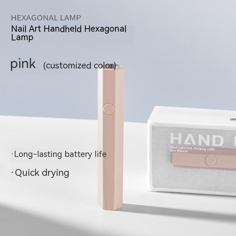 Small Portable Electric Storage Design Mini Nail Tip Heating Handheld Lamp