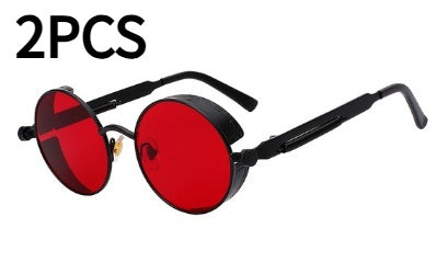 Austin Powers Vintage Round Metal Frame Sunglasses