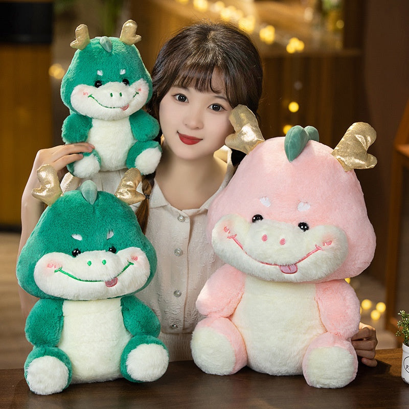 Dragon Year Cute Dragon Sitting Posture Lying Doll