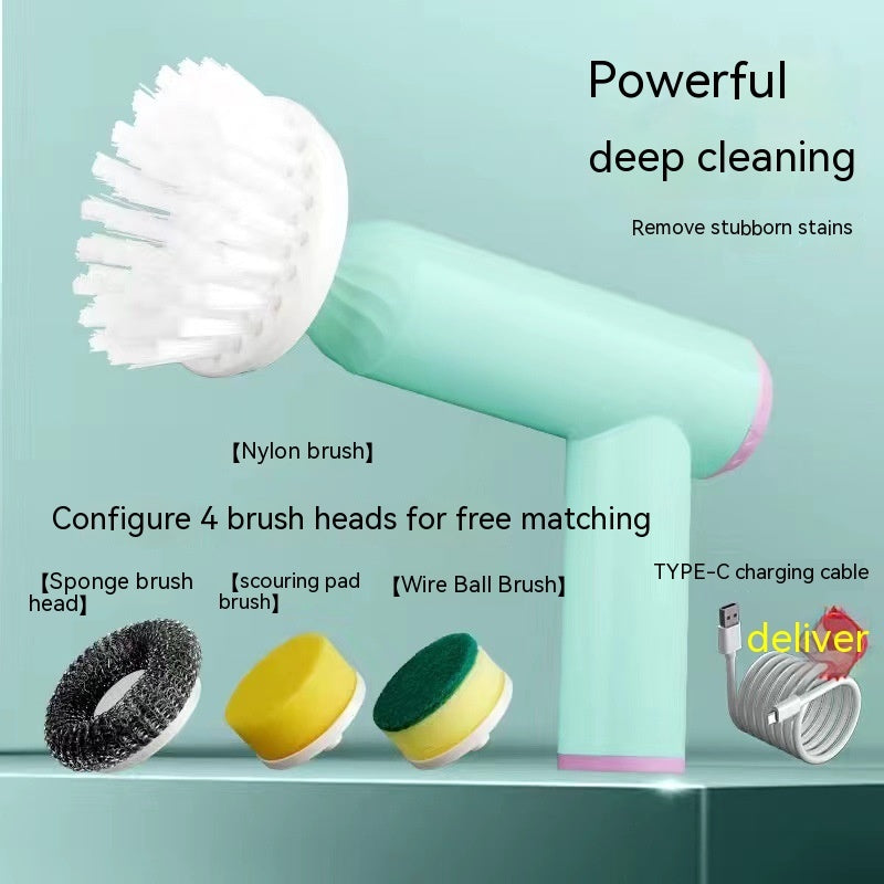 Electric Cleaning Brush Household Decontamination Multifunctional