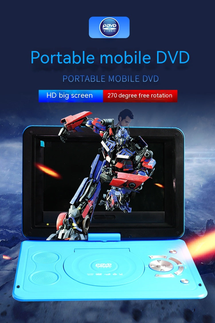 مشغل أقراص EVDVD محمول مقاس 139 بوصة