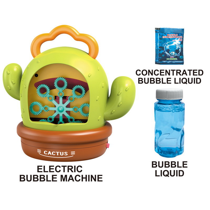 Childrens Electric Light And Sound Bubble Machine Toy