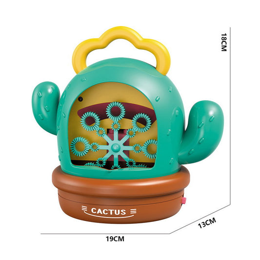 Childrens Electric Light And Sound Bubble Machine Toy