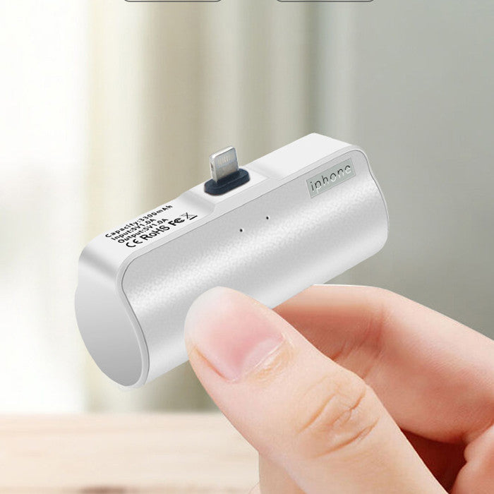 Mini Pocket In Line Mobile Phone Charging Bank With Cable