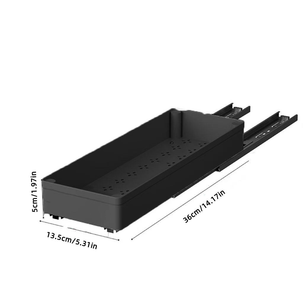Punch-free Retractable Cabinet Pull-out Rack