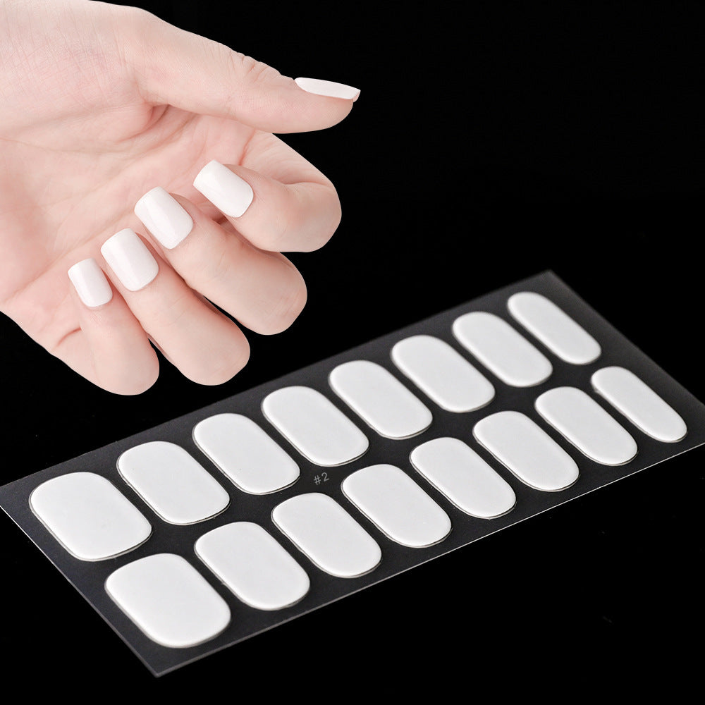 Cream Wind Gel Soft Nail Patch