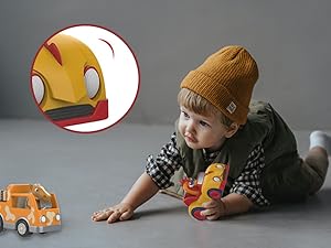 La Granja De Zenon Kids Toy Car Bartolito Car Pull Back Car Toys Inertia Car Set Boys Girls Toys 1-3 Years Old Birthday Gift
