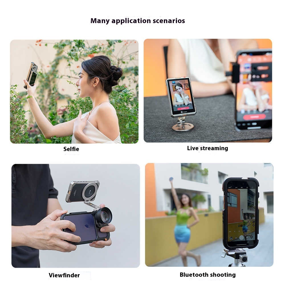 Display Screen Image Mobile Phone Wireless Magnetic Screen Rear Selfie