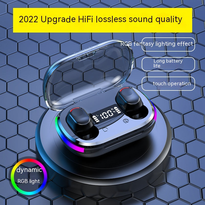 Digital Display Colorful In-ear Bluetooth Headset