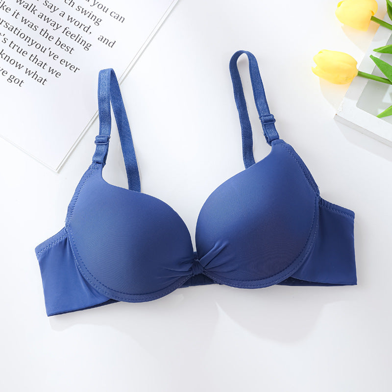 Steel Ring Thin Cup Women's Bra Underwear