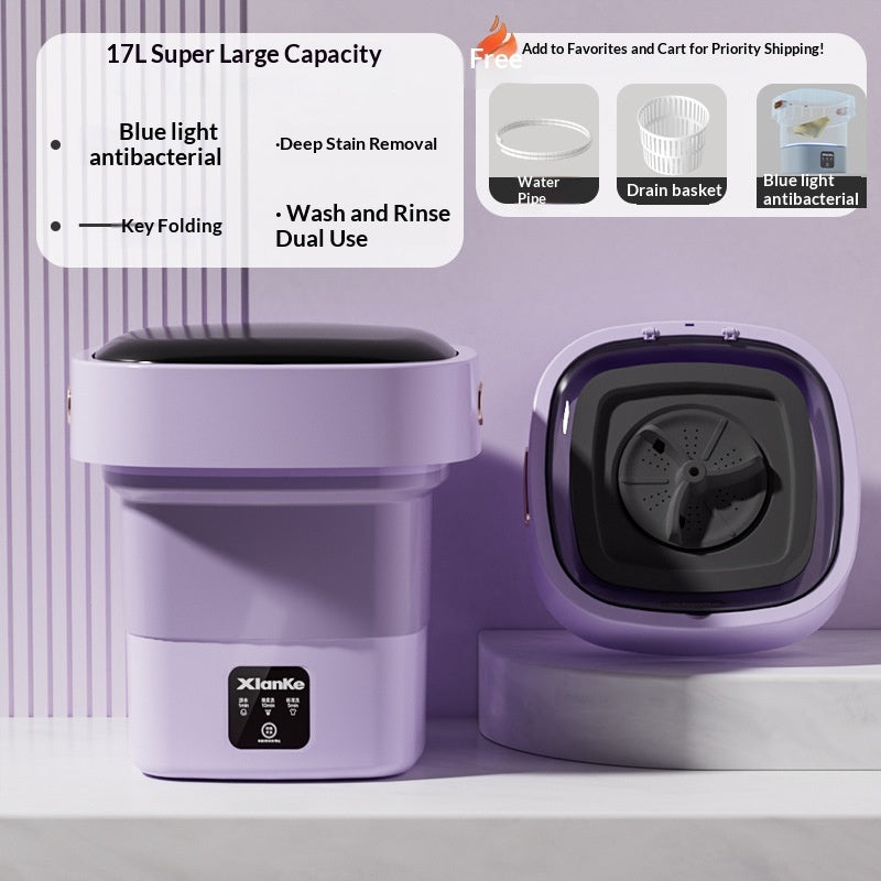 Mini Foldable Home-use Portable Sterilizing Small Washing Machine