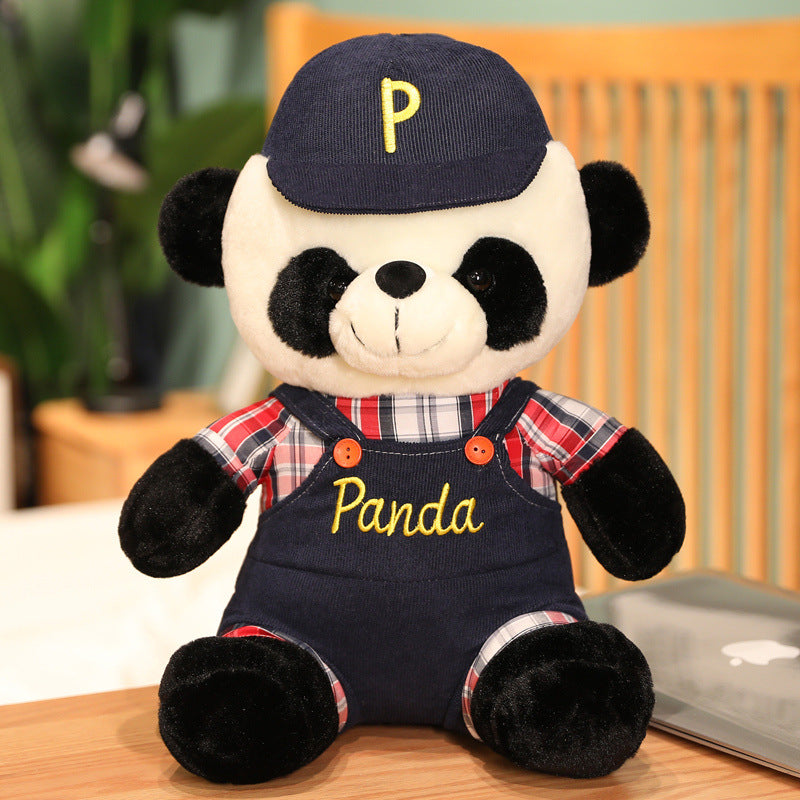Fashion Personality Panda Plush Doll Cute Sitting Posture