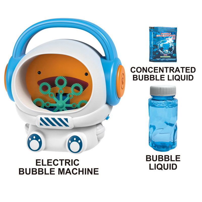 Childrens Electric Light And Sound Bubble Machine Toy