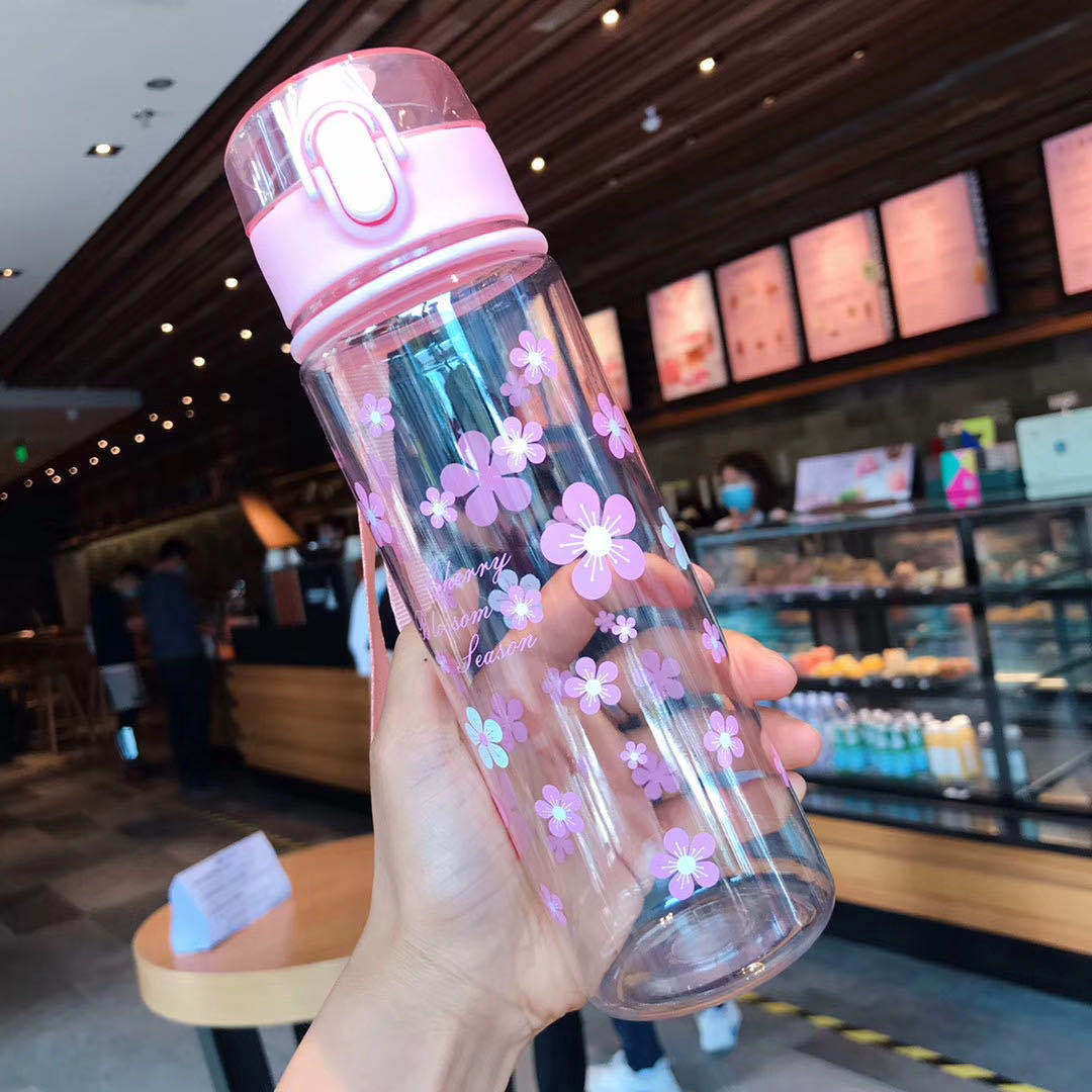 Simple portable portable cherry water cup